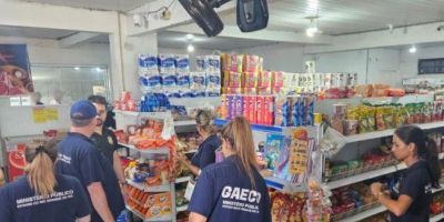Gaeco apreende carne, queijo, iogurtes e outros produtos impróprios para o consumo no RS