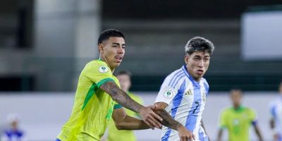 Brasil marca no segundo tempo e empata com a Argentina no Sul-Americano sub-20