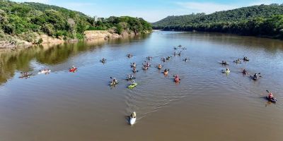 Com mais de 50 inscritos, Festival de Canoagem é realizado em Cristal