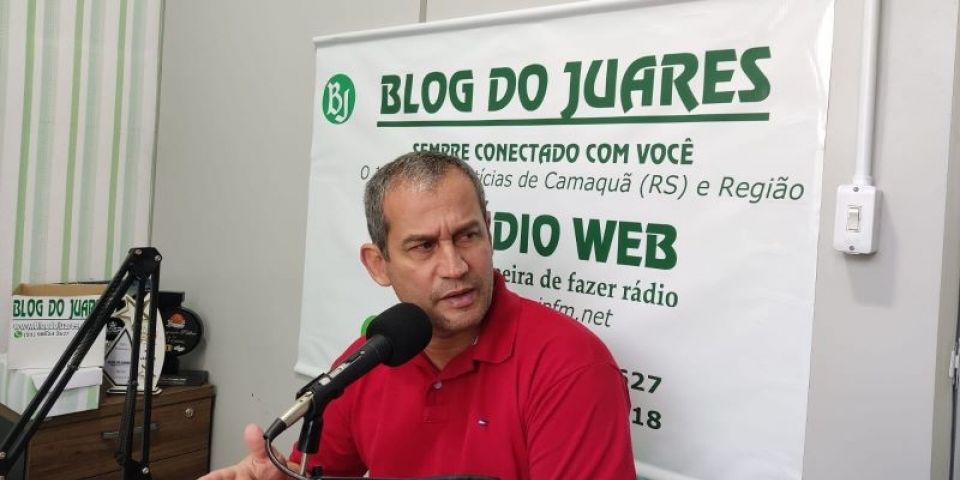 Ruas de Camaquã 100% pavimentadas ou quase, nos próximos 4 anos: diz vice-prefeito na BJ Rádio Web