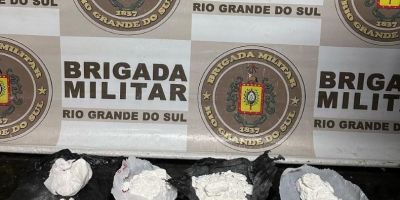 Quase 400 gramas de cocaína são apreendidas em Dom Feliciano