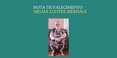 OBITUÁRIO: Nota de Falecimento Helma Ludtke Bierhals, de 83 anos