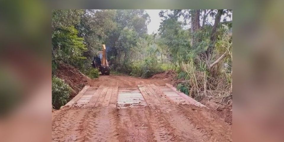 Prefeitura de Camaquã conclui construção de nova ponte na localidade de Vista Alegre