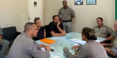 Brigada Militar realiza reunião em São Lourenço do Sul e discute segurança para o Carnaval 2025