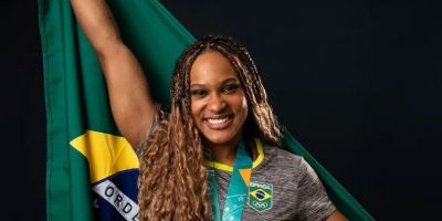 Rebeca Andrade é indicada ao Oscar do Esporte
