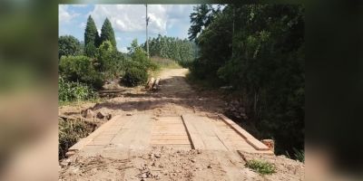 Concluída a reconstrução da ponte do Travessão dos Billauff, no interior de Camaquã