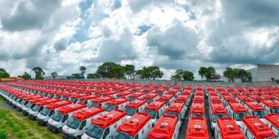 Lula entrega 789 novas ambulâncias para a frota do Samu