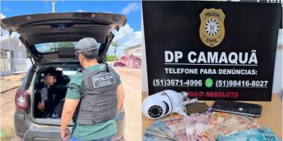 Jovem de 18 anos é preso por tráfico de drogas em Camaquã