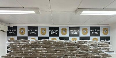 Grande quantidade de maconha é apreendida em Porto Alegre