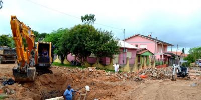 Drenagem no bairro Vila Nova em camaquã deverá ser concluída em 60 dias