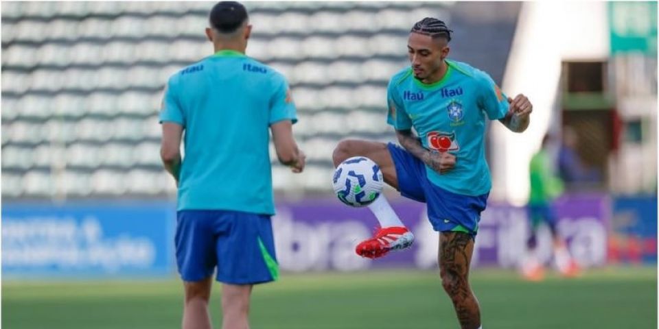 Brasil enfrenta Colômbia pelas Eliminatórias da Copa do Mundo de 2026 no Mané Garrincha