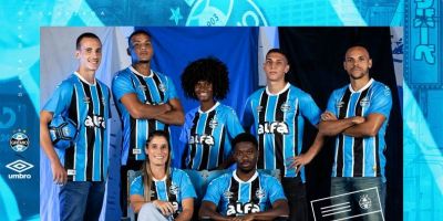 Grêmio lança camisa tricolor para temporada de 2025