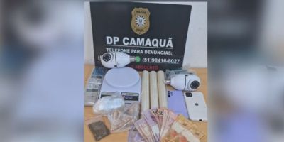 Três homens são presos em flagrante por tráfico de drogas em Camaquã