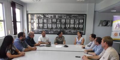 Brigada Militar e gerentes de bancos promovem reunião em São Lourenço do Sul