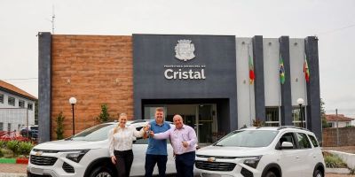 Cristal recebe novos veículos para a frota administrativa