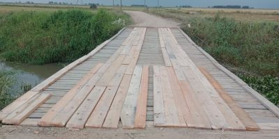 Prefeitura de Camaquã entrega uma ponte nova e outra reformada no interior