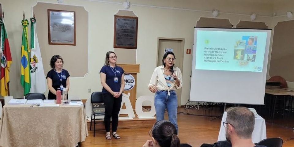 Secretaria da Educação de Camaquã apresenta projeto "Avaliação Antropométrica e Nutricional”