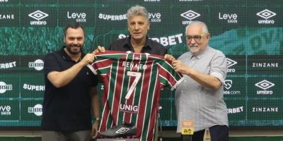 Renato Gaúcho é apresentado como novo técnico do Fluminense