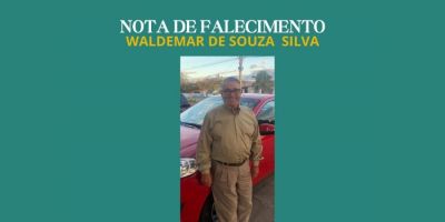 OBITUÁRIO: Nota de Falecimento de Waldemar de Souza Silva, de 76 anos