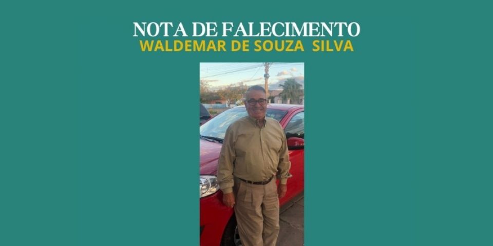 OBITUÁRIO: Nota de Falecimento de Waldemar de Souza Silva, de 76 anos