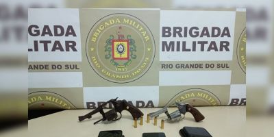Homem é preso com armas de fogo e munições em Canguçu