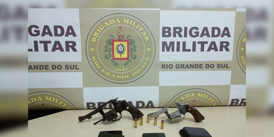 Homem é preso com armas de fogo e munições em Canguçu