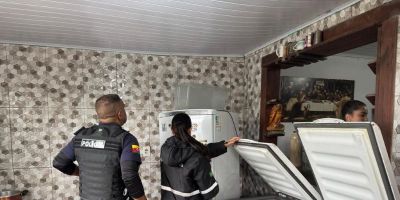 Força-tarefa cumpre seis mandados de busca e apreende 400 quilos de pescados e embutidos clandestinos em Jaguarão