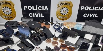 Diversos materias que haviam sido furtados em Canoas são apreendidos