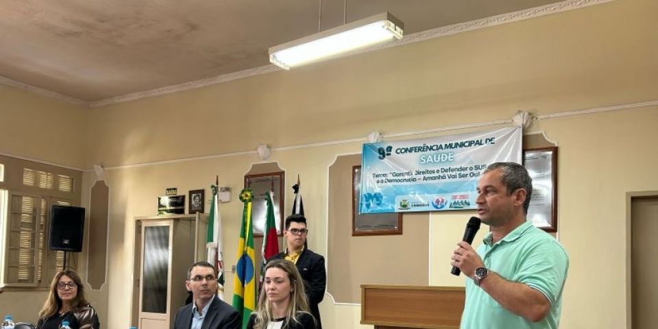 Prefeitura de Camaquã realiza a 9ª Conferência Municipal de Saúde