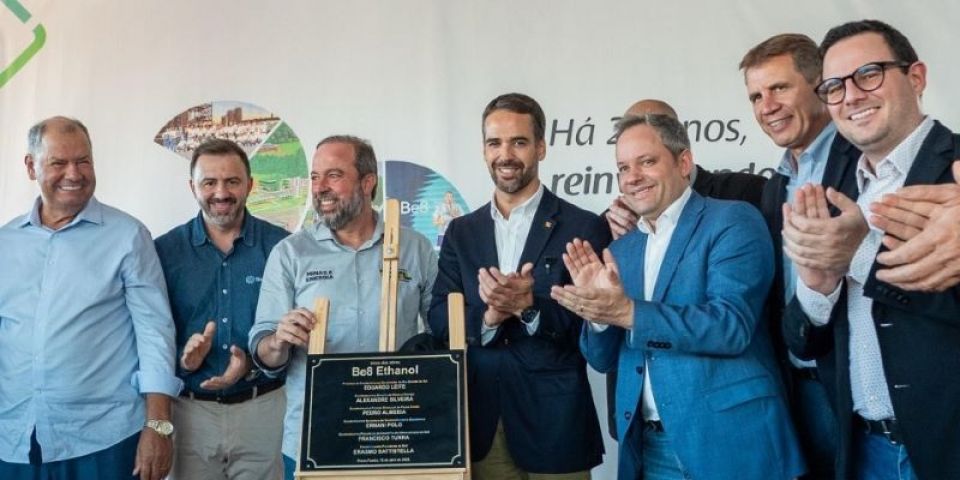 Eduardo Leite participa do início das obras da maior usina de etanol do RS
