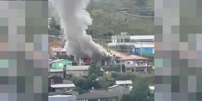 Residência é consumida por incêndio nesta sexta em Dom Feliciano