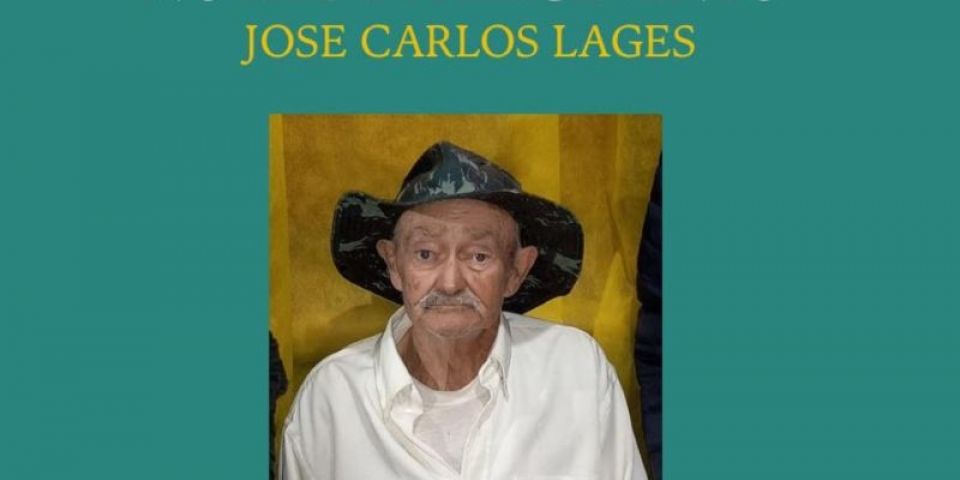 OBITUÁRIO: Nota de Falecimento de José Carlos Lages, o "Carlinhos", de 80 anos
