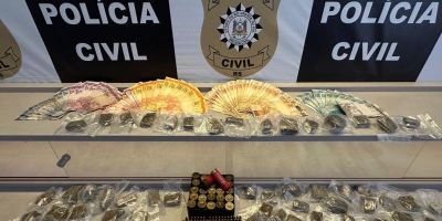Grande operação contra o tráfico de drogas prende 10 pessoas no RS