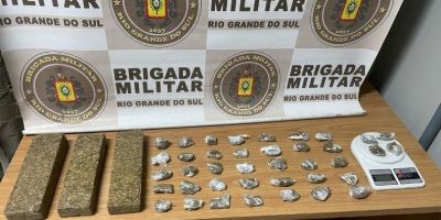Três pessoas são presas durante ações contra tráfico de drogas em Camaquã e São Lourenço do Sul