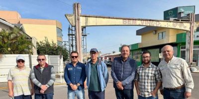 Começa a reforma do portão Boa Viagem em Camaquã