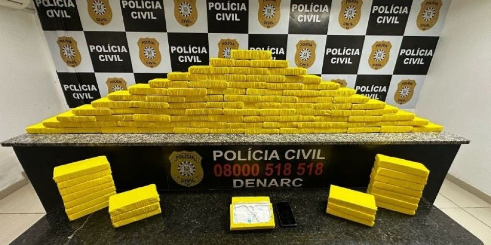 Mais de 100 kg de cocaína são apreendidos na BR-116 em Sapucaia do Sul