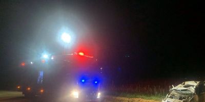 Homem morre após capotamento de Siena na ERS-350