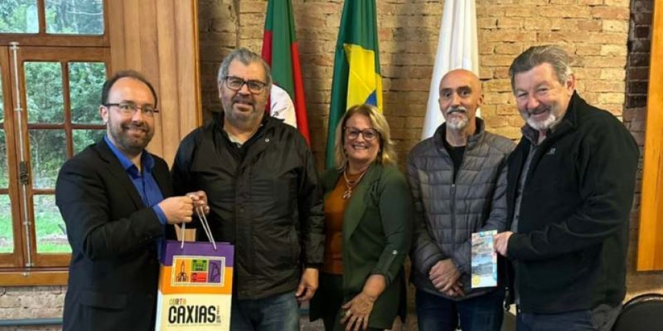 Secretaria da Cultura, Turismo e Eventos de Camaquã participa de visita técnica em Caxias do Sul