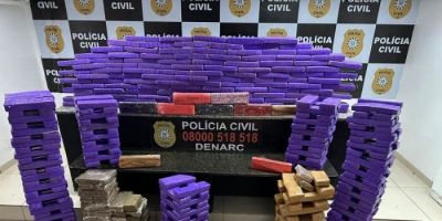 Quase 350 kg de maconha são apreendidos em Novo Hamburgo