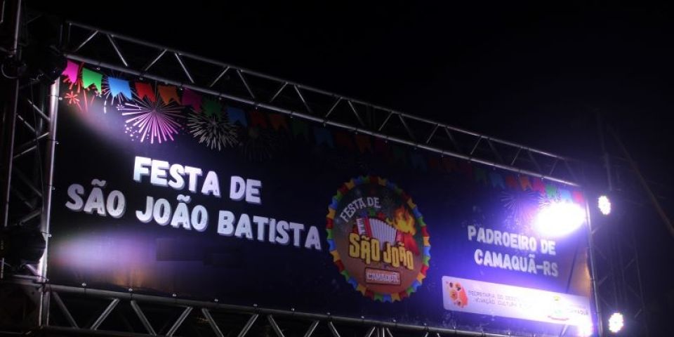 Inscrições para as bancas e vendedores da Festa de São João de Camaquã iniciam nesta segunda