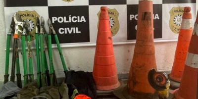 Três pessoas são presas em operação para combater furtos de fios e cabos em Porto Alegre