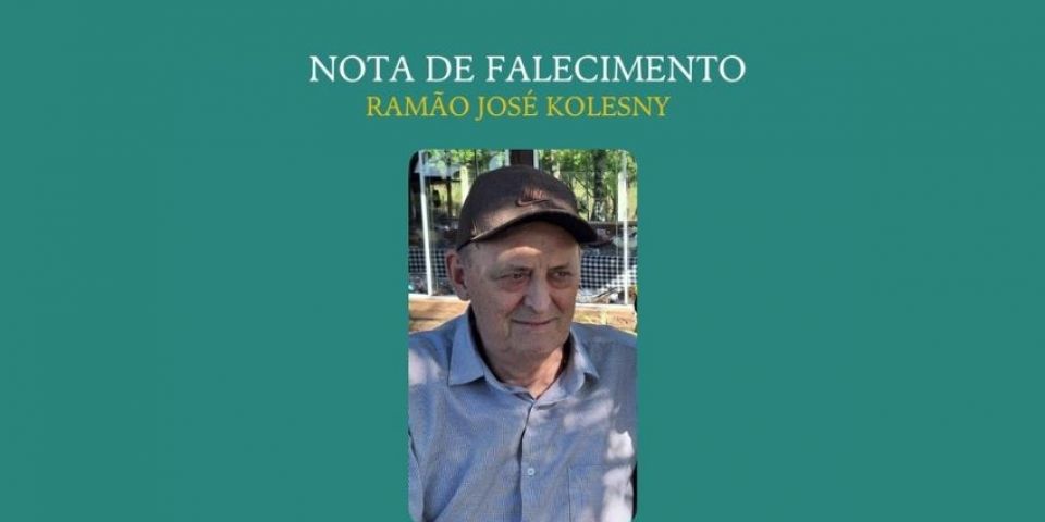 OBITUÁRIO: Nota de falecimento de Ramão José Kolesny, de 71 anos