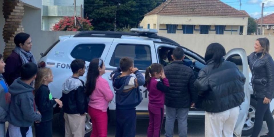 Palestra Infância Feliz é realizada pela Brigada Militar em São Lourenço do Sul