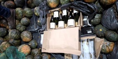 Receita Estadual intercepta carga de vinhos avaliada em R$ 400 mil no RS