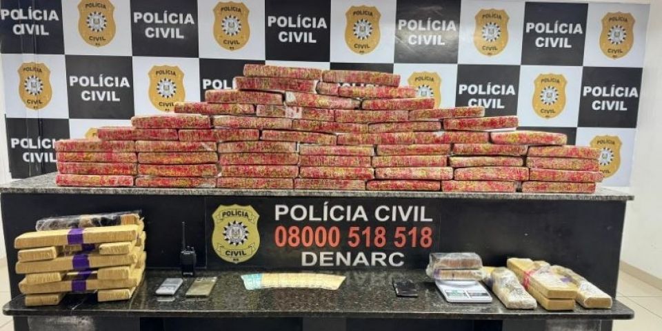 PC apreende 67 kg de maconha em Porto Alegre
