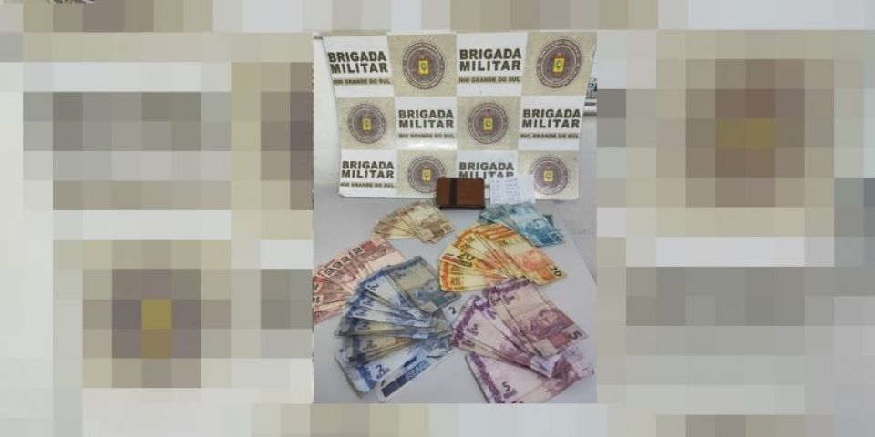Dinheiro roubado em assalto é recuperado em São Lourenço do Sul