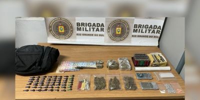 Jovem de 19 anos é preso por tráfico de drogas em Camaquã