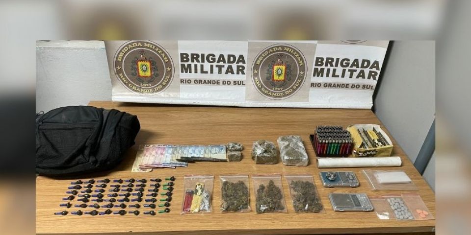 Jovem de 19 anos é preso por tráfico de drogas em Camaquã