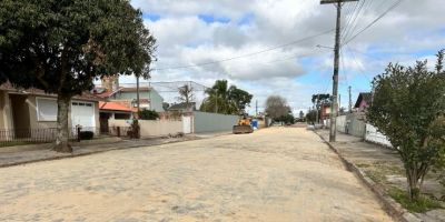 Obras de calçamento na Rua Guanabara, no bairro Olaria, são finalizadas em Camaquã