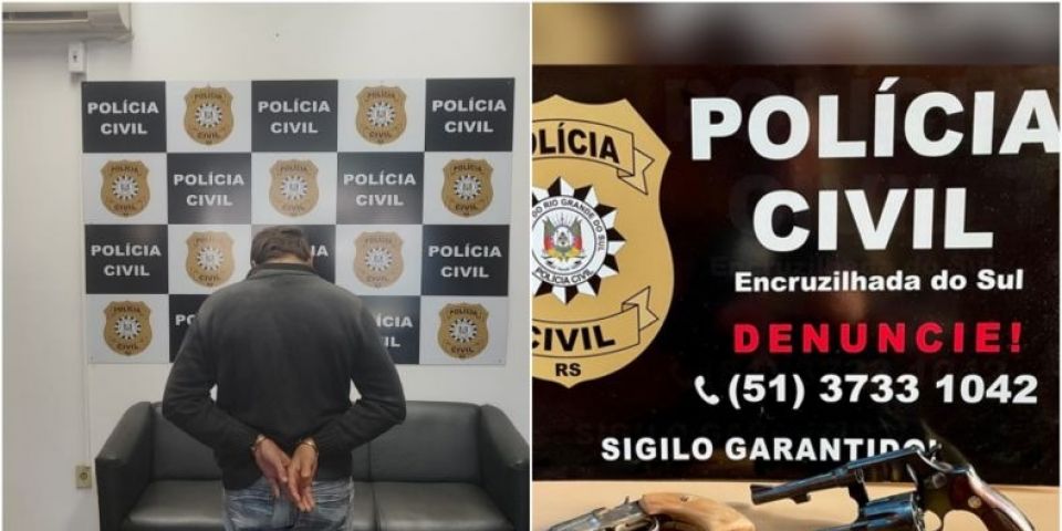 Homem é preso após tentar matar cinco pessoas em Encruzilhada do Sul